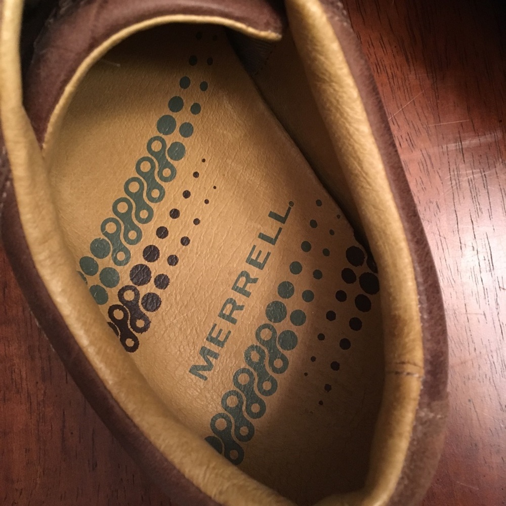 Men’s Merrill Leather Casual Dress Shoes, Sz 10.5 - Picture 4 of 7